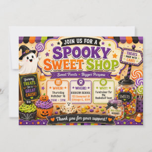 Halloween Spooky Sweet Shop Invitation