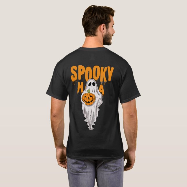 halloween spooky  T-Shirt (Back Full)