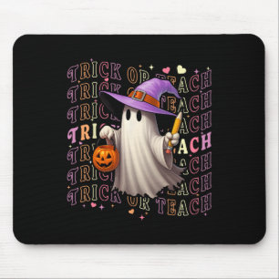 Halloween Spooky Teacher Ghost Costume For Men Wom Mouse Mat