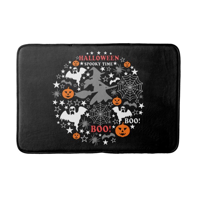 Halloween Spooky Time Bath Mat (Front)