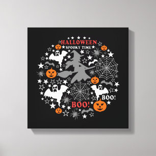 Halloween Spooky Time Canvas Print