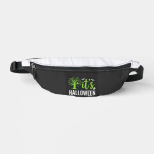 Halloween Spooky Tree Bats Vector Design_1 Bum Bags