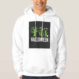 Halloween Spooky Tree Bats Vector Design_1 Hoodie
