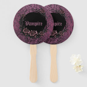 Halloween spooky vampire party hand fan