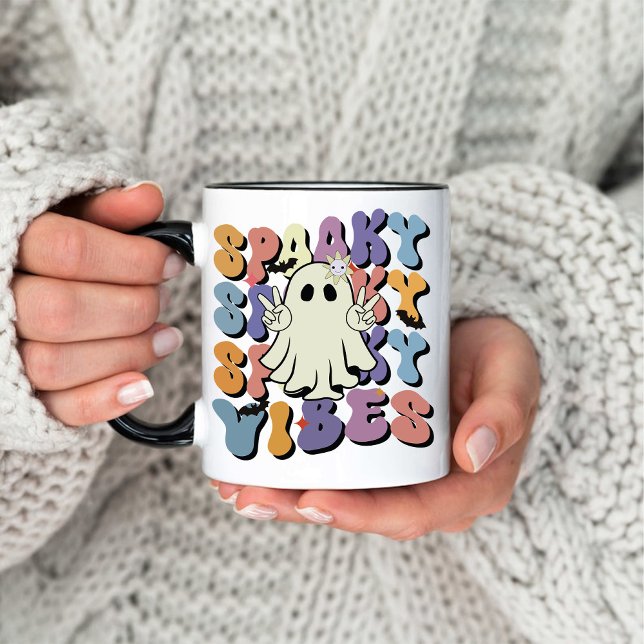 Halloween Spooky Western Ghostie Coffee Mug (Halloween Spooky Western Ghostie Coffee Mug)