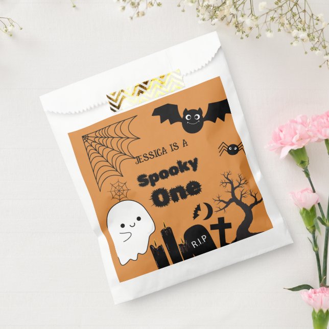 Halloween Sppoky One First Birthday party Favour Bags (Sealed)