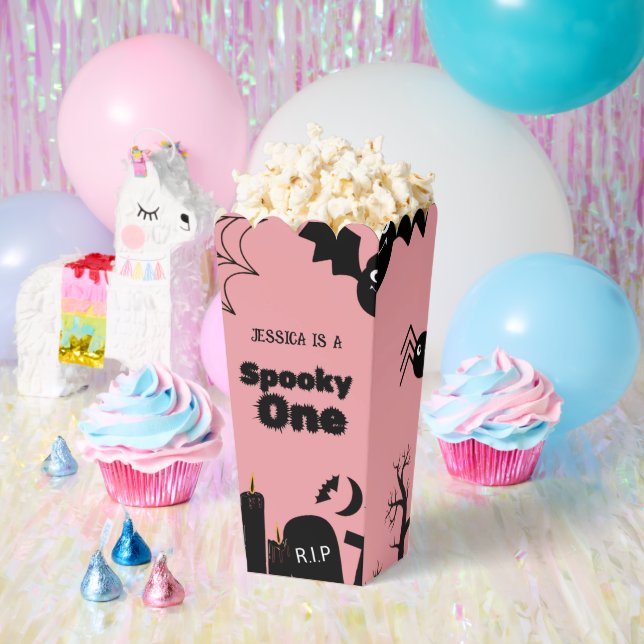 Halloween Sppoky One First Birthday party Favour Box (Party)