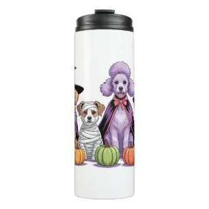 Halloween Squad Dog Thermal Tumbler