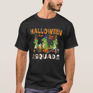 Halloween Squad Leopard Three Alligators Costume W T-Shirt