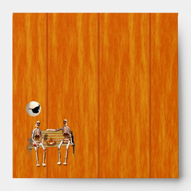 Halloween Square Envelope (Front)