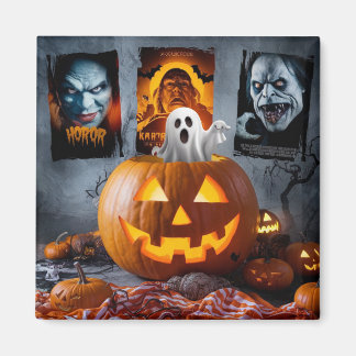 Halloween square magnet. magnet