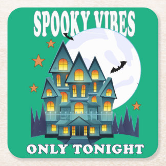 Halloween Square Paper Coaster