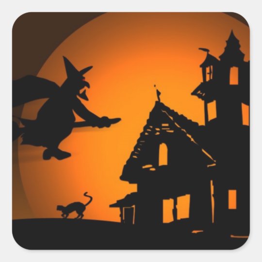Halloween Square Sticker