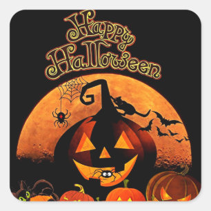 Halloween Square Sticker