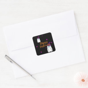 Halloween Square Sticker