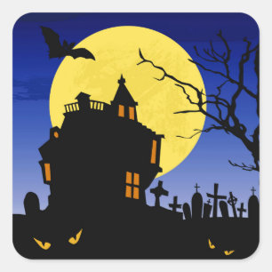 Halloween Square Sticker