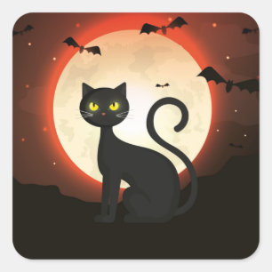 Halloween Square Sticker