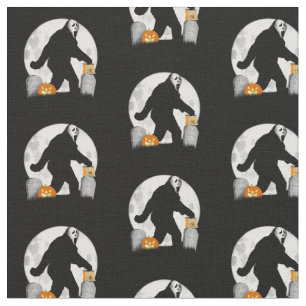 Halloween Squatchin' Fabric