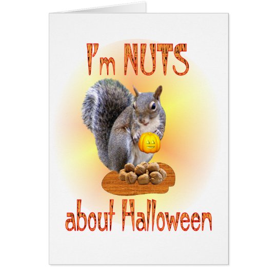 Halloween Squirrel Card