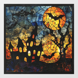 Halloween Stained Glass Art Window Clings