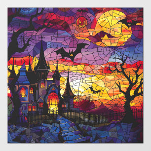 Halloween Stained Glass Art Window Clings