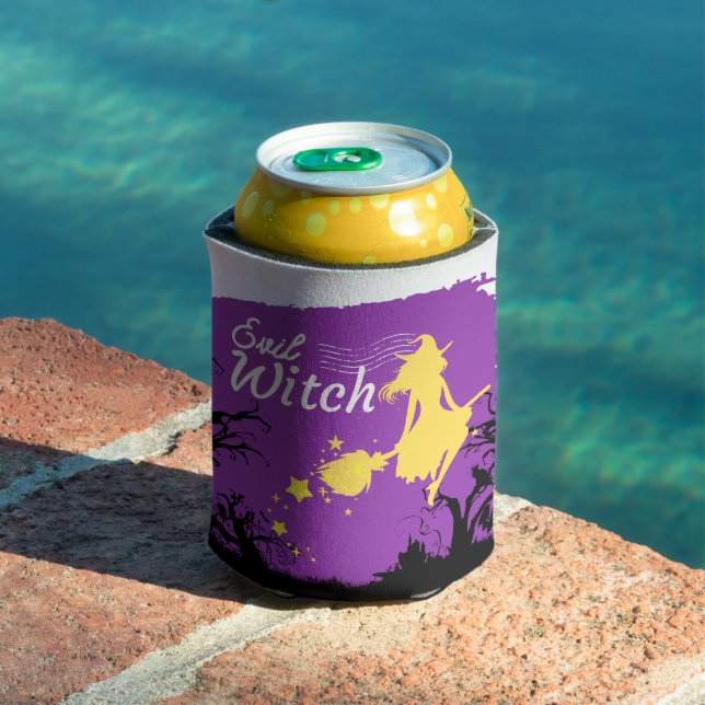 Halloween Stamp Collection "Evil Witch" Can Cooler (In Situ Pool)