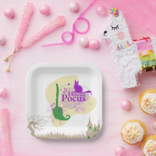 Halloween Stamp Collection "Hocus Pocus" Paper Plate