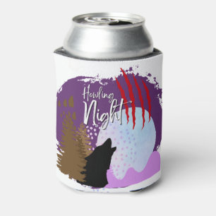 Halloween Stamp Collection "Howling Night" Can Cooler
