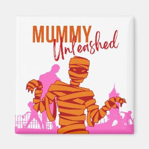 Halloween Stamp Collection "Mummy Unleashed" Magnet