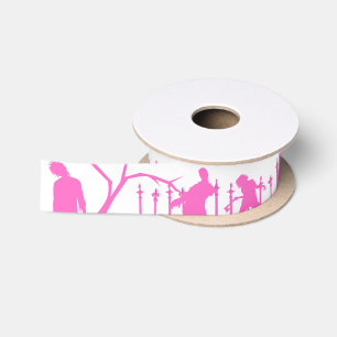 Halloween Stamp Collection "Mummy Unleashed" Satin Ribbon