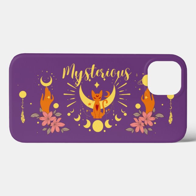 Halloween Stamp Collection "Mysterious" Case-Mate iPhone Case (Back (Horizontal))