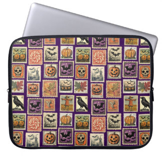Halloween Stamp  Pattern Laptop Case