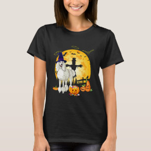 Halloween Standard Poodle Pumpkin Witch T-Shirt