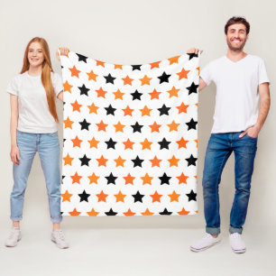 Halloween Stars Fleece Blanket