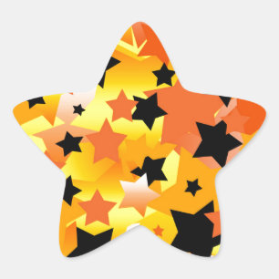 Halloween Stars Star Sticker