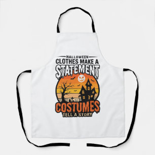 Halloween Statement Costumes Vintage T-Shirt Desig Apron