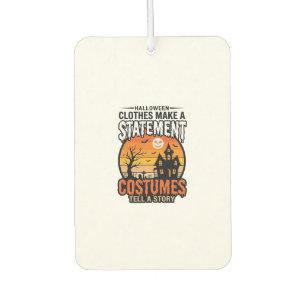 Halloween Statement Costumes Vintage T-Shirt Desig Car Air Freshener