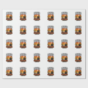 Halloween Statement Costumes Vintage T-Shirt Desig Wrapping Paper