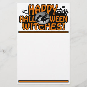 Halloween stationary, customizable stationery