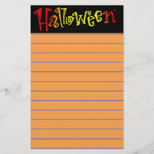 Halloween Stationery
