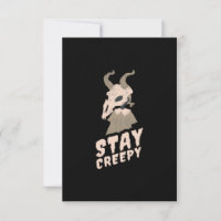 Halloween Stay Creepy Goat Gift