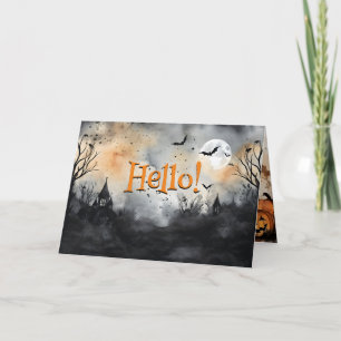 Halloween Stay Safe Thank You Card