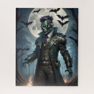 Halloween Steampunk Frankenstein's Monster Jigsaw Puzzle