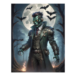 Halloween Steampunk Frankenstein's Monster Photo Print