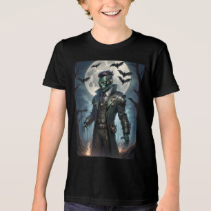 Halloween Steampunk Frankenstein's Monster Tri-Blend Shirt
