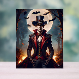 Halloween Steampunk Gothic Zombie Vampire Acrylic Sign