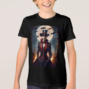 Halloween Steampunk Gothic Zombie Vampire Tri-Blend Shirt