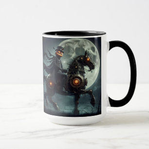 Halloween Steampunk Headless Horseman Mug