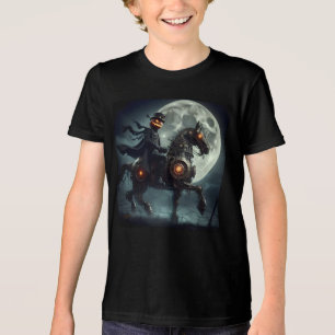 Halloween Steampunk Headless Horseman Tri-Blend Shirt