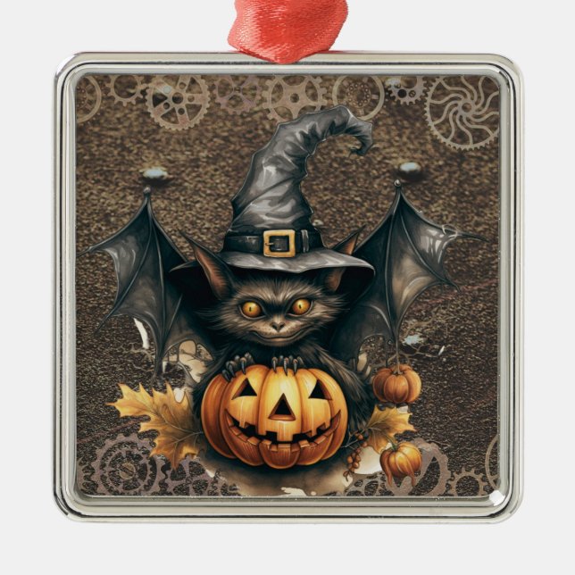 Halloween Steampunk Ornament (Front)